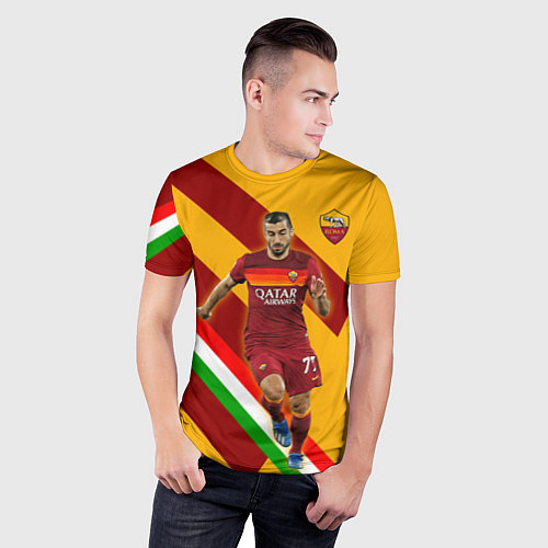 Мужская спорт-футболка H Mkhitaryan Roma / 3D-принт – фото 3