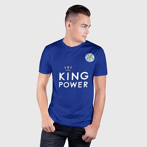 Мужская спорт-футболка №9 Leicester City / 3D-принт – фото 3