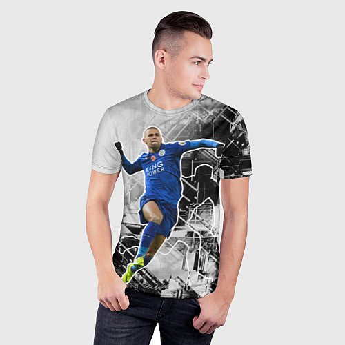 Мужская спорт-футболка Прыжок / 3D-принт – фото 3