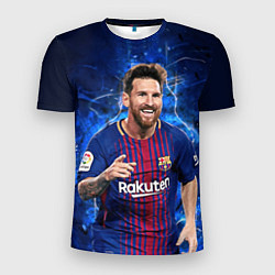 Мужская спорт-футболка Лионель Месси Барселона 10