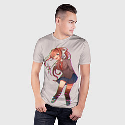Футболка спортивная мужская Cyber Monika, цвет: 3D-принт — фото 2
