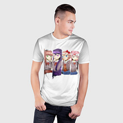 Футболка спортивная мужская Doki Doki Literature Club, цвет: 3D-принт — фото 2