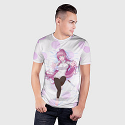 Футболка спортивная мужская Doki Doki Monika Моника, цвет: 3D-принт — фото 2