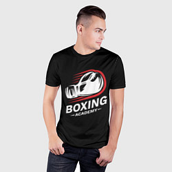 Футболка спортивная мужская Бокс, цвет: 3D-принт — фото 2