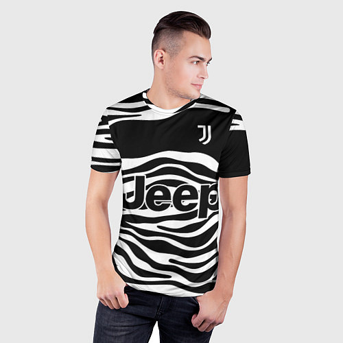 Мужская спорт-футболка JUVENTUS TORINO HOME / 3D-принт – фото 3