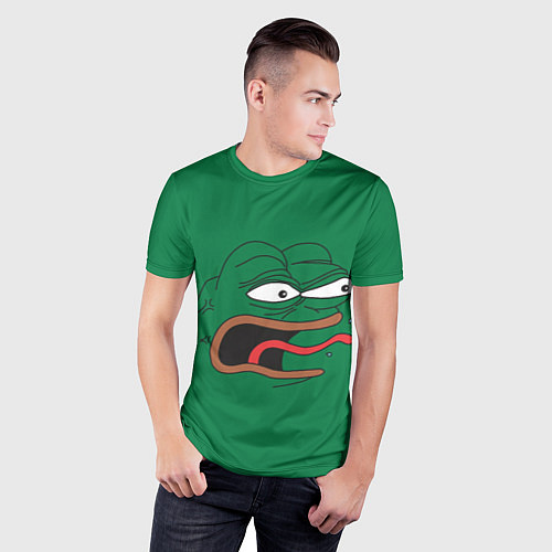 Мужская спорт-футболка Pepe skin / 3D-принт – фото 3
