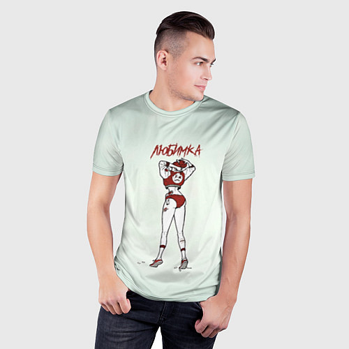 Мужская спорт-футболка Нилетто Любимка / 3D-принт – фото 3