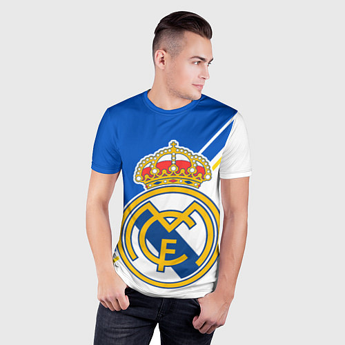 Мужская спорт-футболка REAL MADRID РЕАЛ МАДРИД / 3D-принт – фото 3