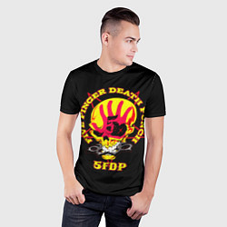 Футболка спортивная мужская Five Finger Death Punch FFDP, цвет: 3D-принт — фото 2
