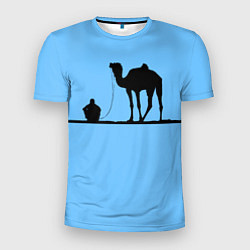 Футболка спортивная мужская Верблюд, цвет: 3D-принт