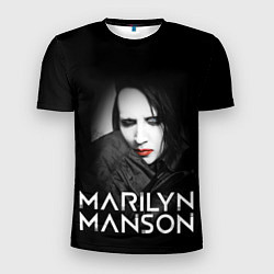 Футболка спортивная мужская MARILYN MANSON, цвет: 3D-принт