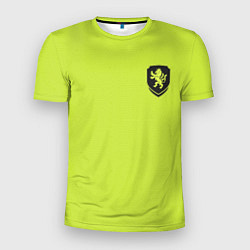 Футболка спортивная мужская Форма Чехия гостевая, цвет: 3D-принт
