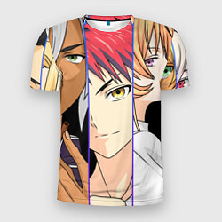 Футболка спортивная мужская Кулинарные друзья, цвет: 3D-принт