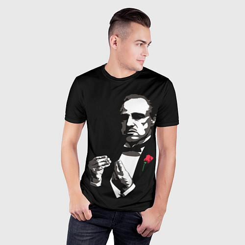 Мужская спорт-футболка Крёстный Отец The Godfather / 3D-принт – фото 3