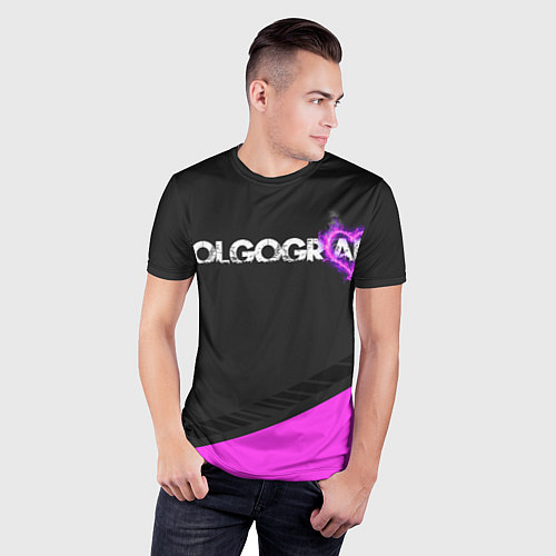 Мужская спорт-футболка VolgogrAD / 3D-принт – фото 3