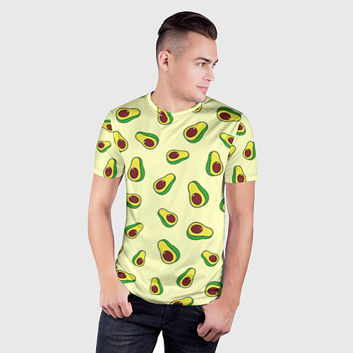 Мужская спорт-футболка Авокадо Avocado / 3D-принт – фото 3