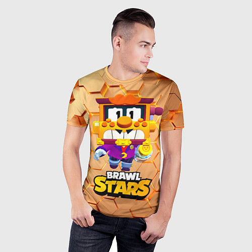 Мужская спорт-футболка Грифф Griff Brawl Stars / 3D-принт – фото 3