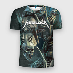 Футболка спортивная мужская Metallica Metal Skull, цвет: 3D-принт
