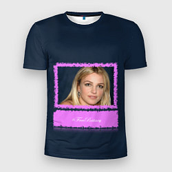 Футболка спортивная мужская Free Britney Свободу Бритни!, цвет: 3D-принт