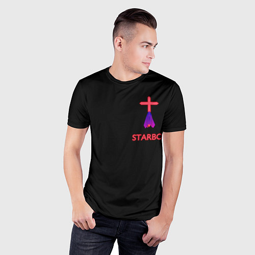 Мужская спорт-футболка STARBOY - The Weeknd / 3D-принт – фото 3