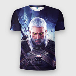 Футболка спортивная мужская THE WITCHER GERALT OF RIVIA, цвет: 3D-принт