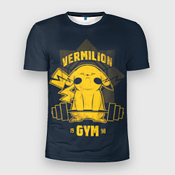 Футболка спортивная мужская Vermilion gym, цвет: 3D-принт