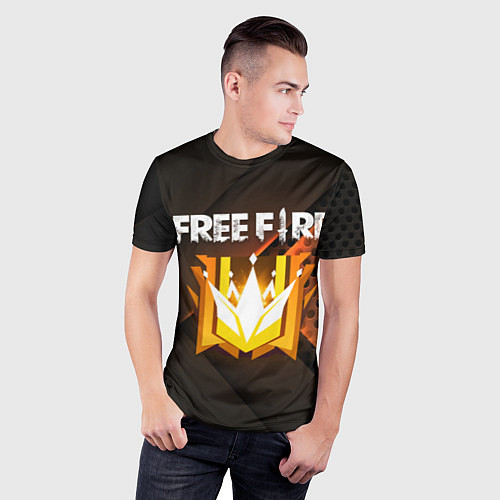 Мужская спорт-футболка FREE FIRE GRAND MASTER / 3D-принт – фото 3