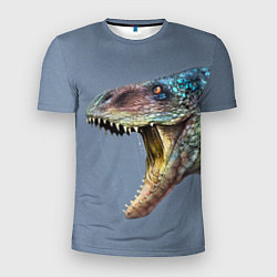 Футболка спортивная мужская Хищный динозавр Dino Z, цвет: 3D-принт