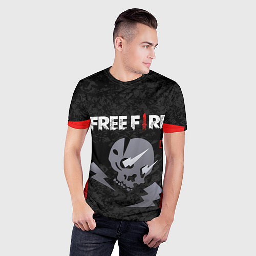 Мужская спорт-футболка FREE FIRE Фри Фаер / 3D-принт – фото 3