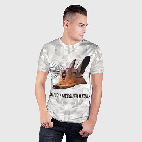 Мужская спорт-футболка Сурок / 3D-принт – фото 3