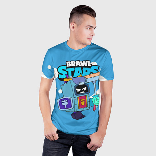 Мужская спорт-футболка Ash Brawl Stars Эш / 3D-принт – фото 3
