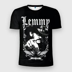 Футболка спортивная мужская RIP Lemmy, цвет: 3D-принт
