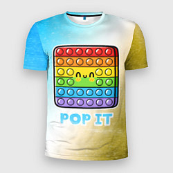 Футболка спортивная мужская Поп Ит - Глитч, цвет: 3D-принт