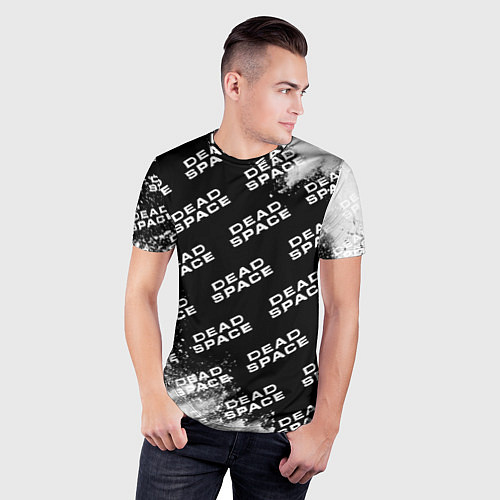 Мужская спорт-футболка Dead Space - Exposion Pattern / 3D-принт – фото 3