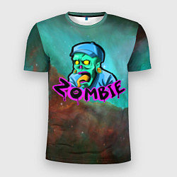 Футболка спортивная мужская ZOMBIE, цвет: 3D-принт