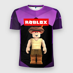 Футболка спортивная мужская ROBLOX РОБЛОКС Z, цвет: 3D-принт