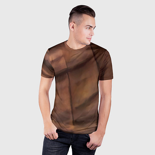 Мужская спорт-футболка Глина / 3D-принт – фото 3