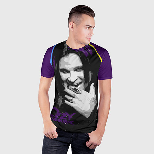 Мужская спорт-футболка Ozzy Osbourne, Оззи Осборн / 3D-принт – фото 3