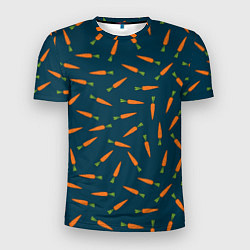 Футболка спортивная мужская Морковки паттерн, цвет: 3D-принт