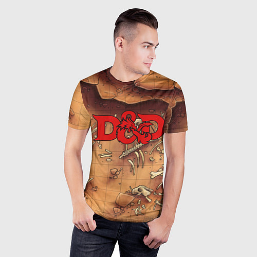 Мужская спорт-футболка Dungeons and Dragons D&D / 3D-принт – фото 3