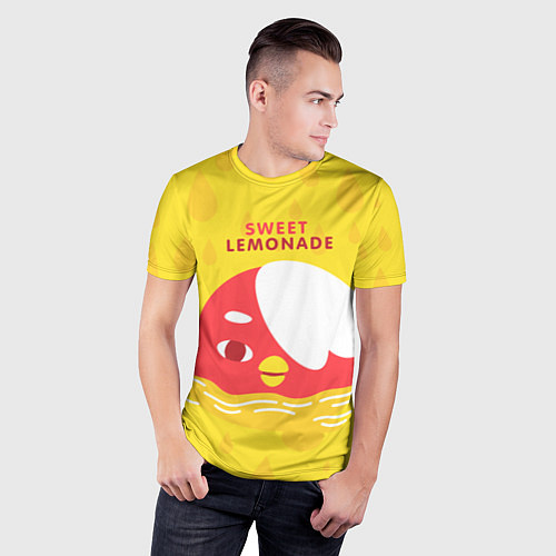 Мужская спорт-футболка Sweet lemonade / 3D-принт – фото 3