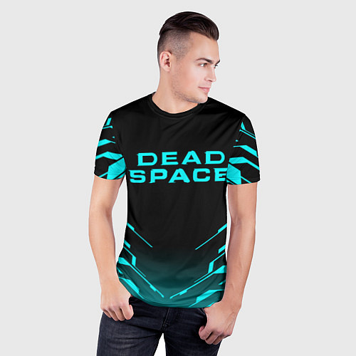 Мужская спорт-футболка DEAD SPACE МЁРТВЫЙ КОСМОС / 3D-принт – фото 3
