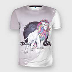 Футболка спортивная мужская Царь единорогов, цвет: 3D-принт