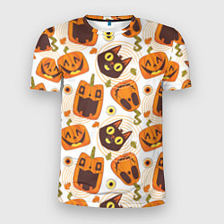 Футболка спортивная мужская Patern Halloween 10, цвет: 3D-принт