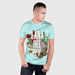 Футболка спортивная мужская Цветочная Лана, цвет: 3D-принт — фото 2