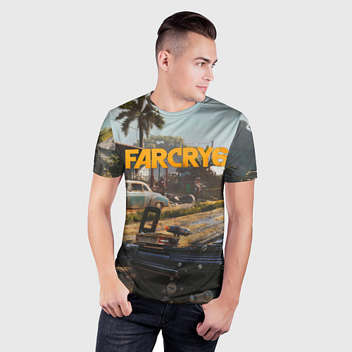 Мужская спорт-футболка Far Cry 6 game art / 3D-принт – фото 3