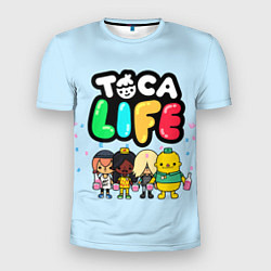 Футболка спортивная мужская Toca Life: Logo, цвет: 3D-принт