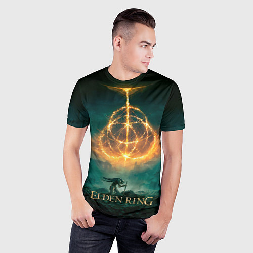 Мужская спорт-футболка Elden Ring Game Art / 3D-принт – фото 3
