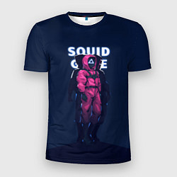 Футболка спортивная мужская ТРЕУГОЛЬНИК НА СТРАЖЕ SQUID GAME, цвет: 3D-принт