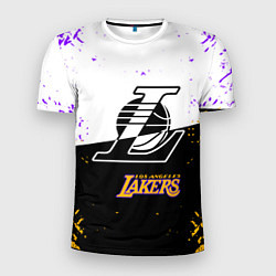 Футболка спортивная мужская Коби Брайант Los Angeles Lakers,, цвет: 3D-принт